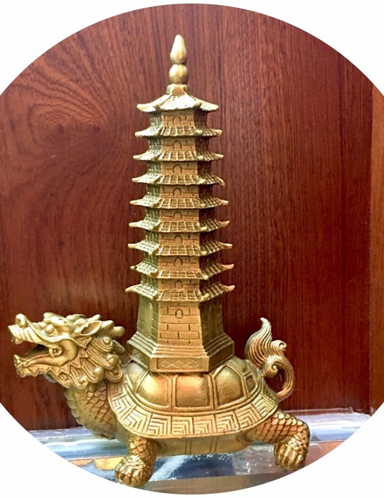 Long Quy Cõng Tháp Văn Xương 15cm