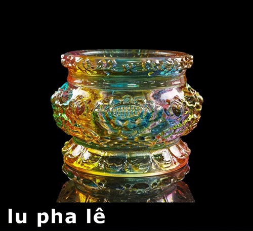 lư Pha Lê Màu 5in