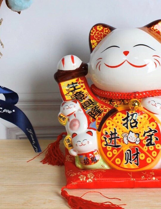 Mèo ngoắc tay 8in