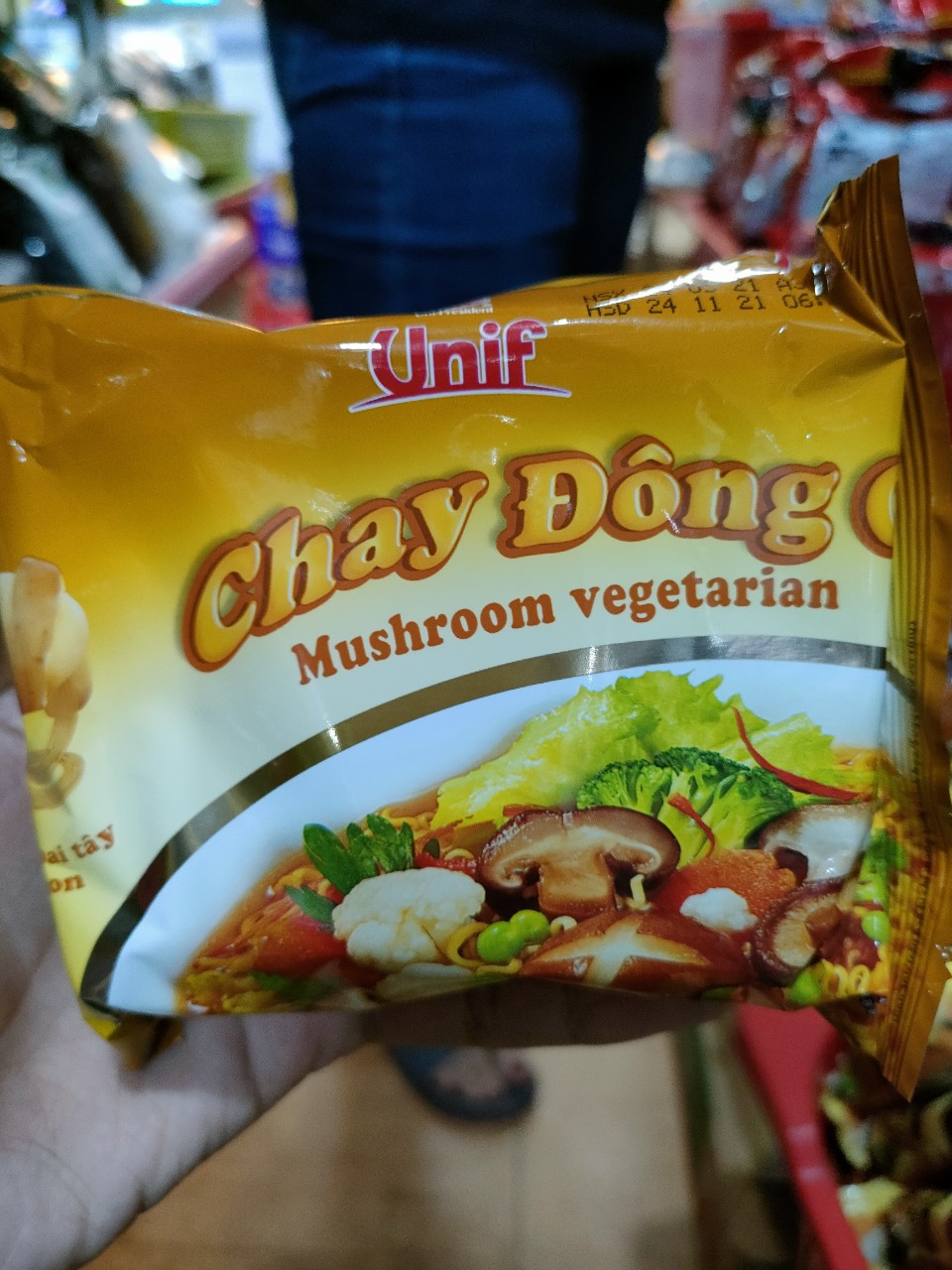 Mì chay đông cô Unif