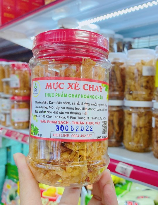 Mực Xé Chay Hoàng Châu 130g