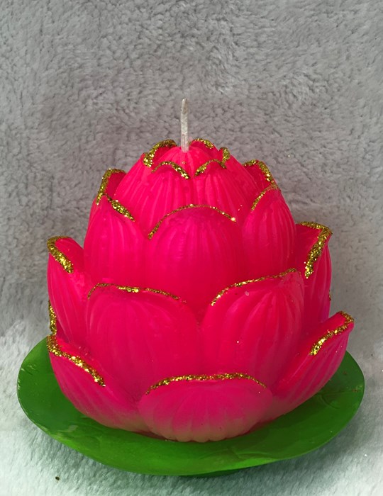 Nến sen búp nhỏ hồng 85k