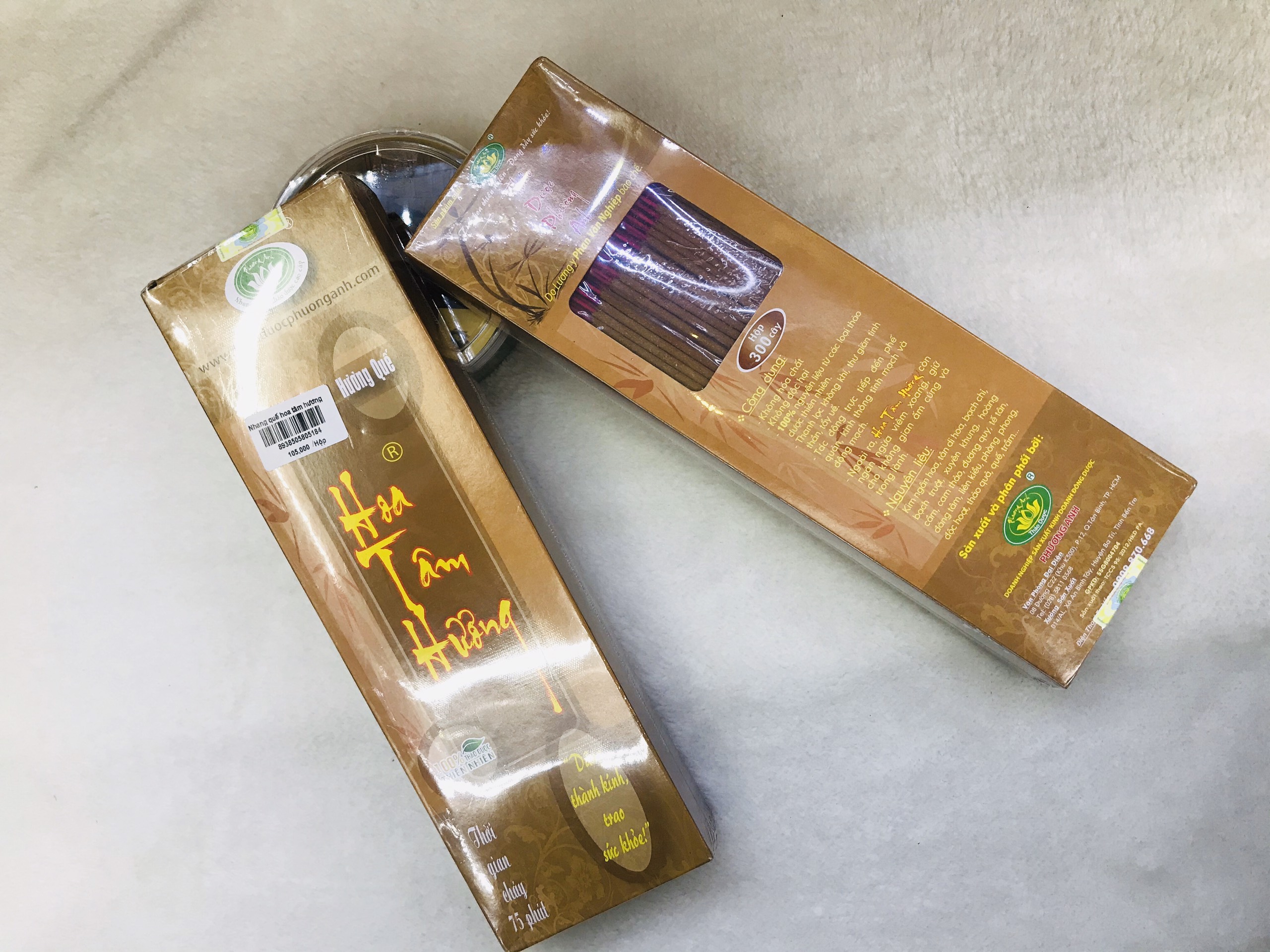 Nhang Quế Hoa Tâm Hương 300 Cây