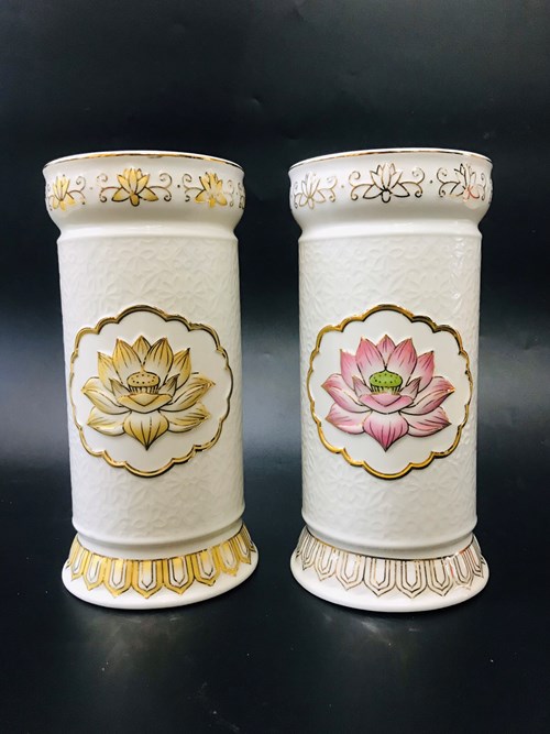 Ống Nhang Bạch Ngọc 1618 10in