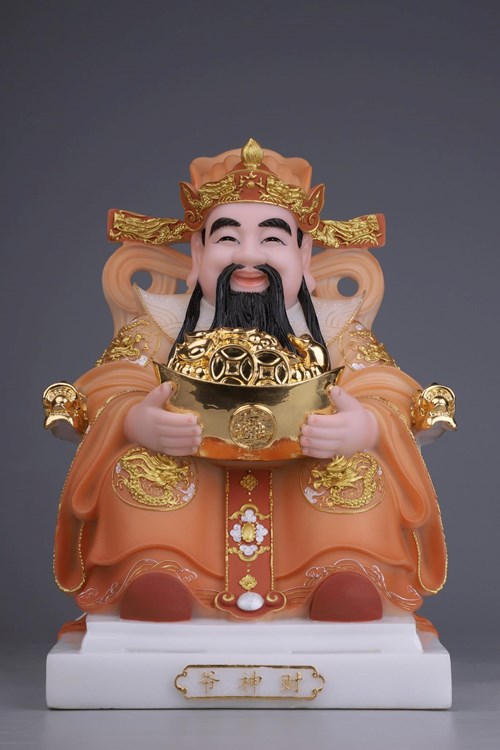 Ông thần tiền đá vàng 5301 8in