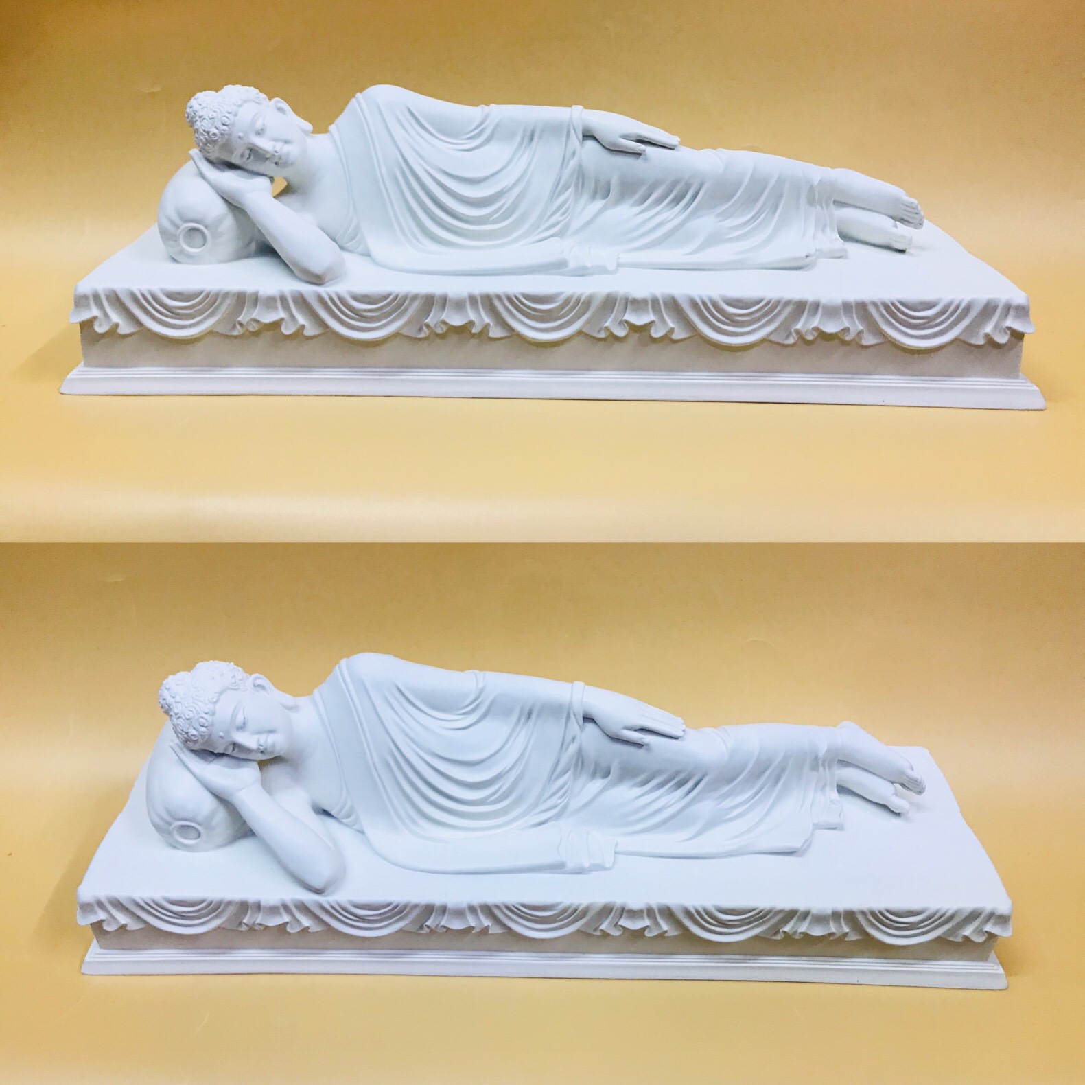 Phật Niết Bàn 60cm trắng