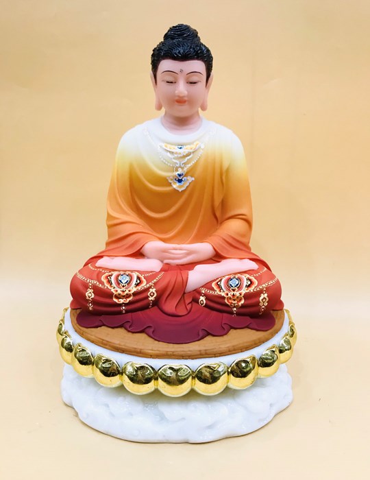 Phật tổ đá nâu 8201 16in