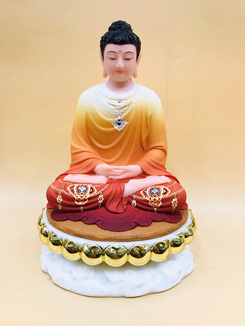 Phật tổ đá nâu 8201 16in