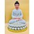 Phật Tổ Đá Trắng 04 19in