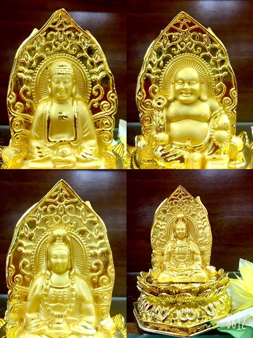 Phật Xi Để Xe 3 Mặt