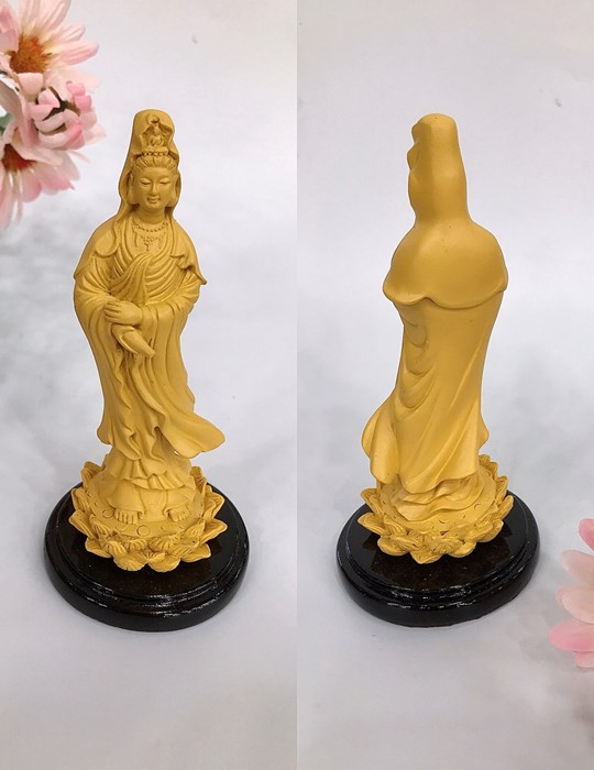 Quan âm QA32 vàng đất