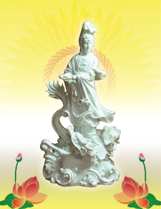 Quan Âm đứng rồng
