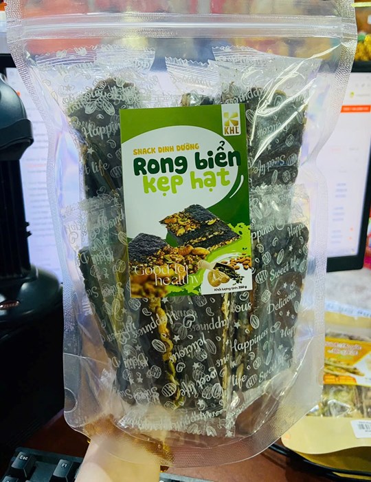 Rong biển kẹp hạt dinh dưỡng 350g