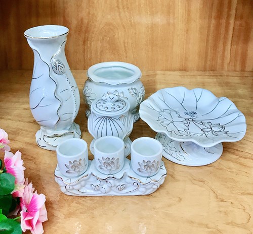 Set Mẫu Bạch Ngọc Sóng