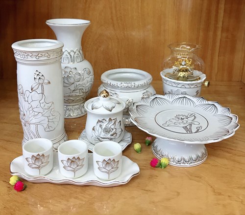 Set Mẫu Bạch Ngọc Trắng