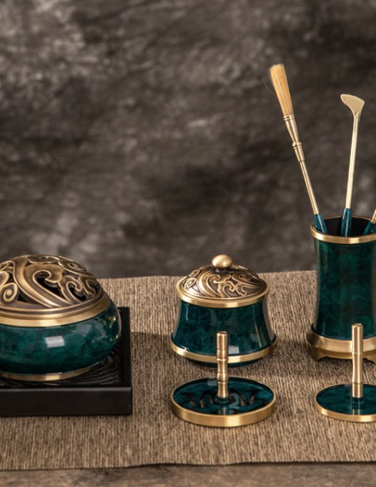 Set xông trầm cao cấp đồng
