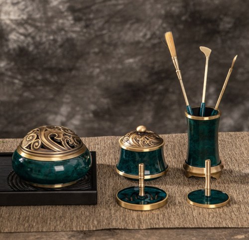 Set xông trầm cao cấp đồng