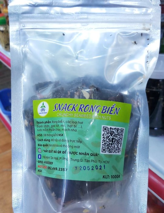 SNACK RONG BIỂN 100G (HOÀNG CHÂU)