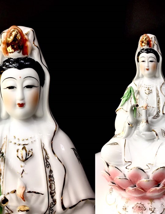 T­ượng quan âm trắng 8in
