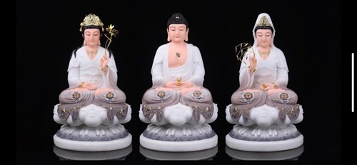 Tam Thánh Đá C+T 30cm Xám