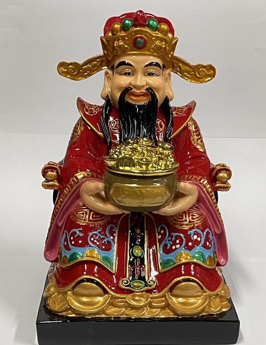 Thần tiền vẽ đỏ 8in