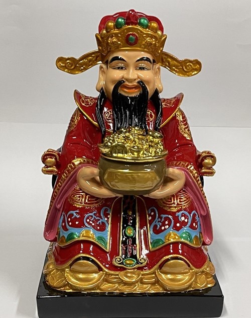 Thần tiền vẽ đỏ 8in