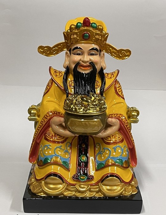 Thần tiền vẽ vàng 8in