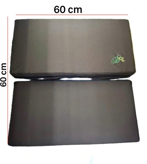 Tọa cụ gấp nâu dày 10 cm