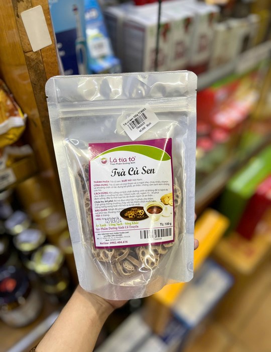 Trà củ sen 