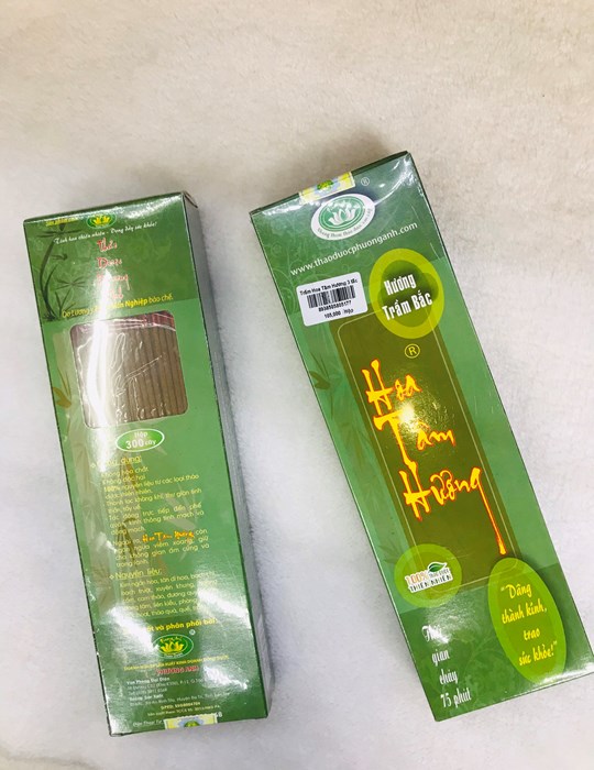 Trầm Bắc 3T Hoa Tâm Hương 300 Cây