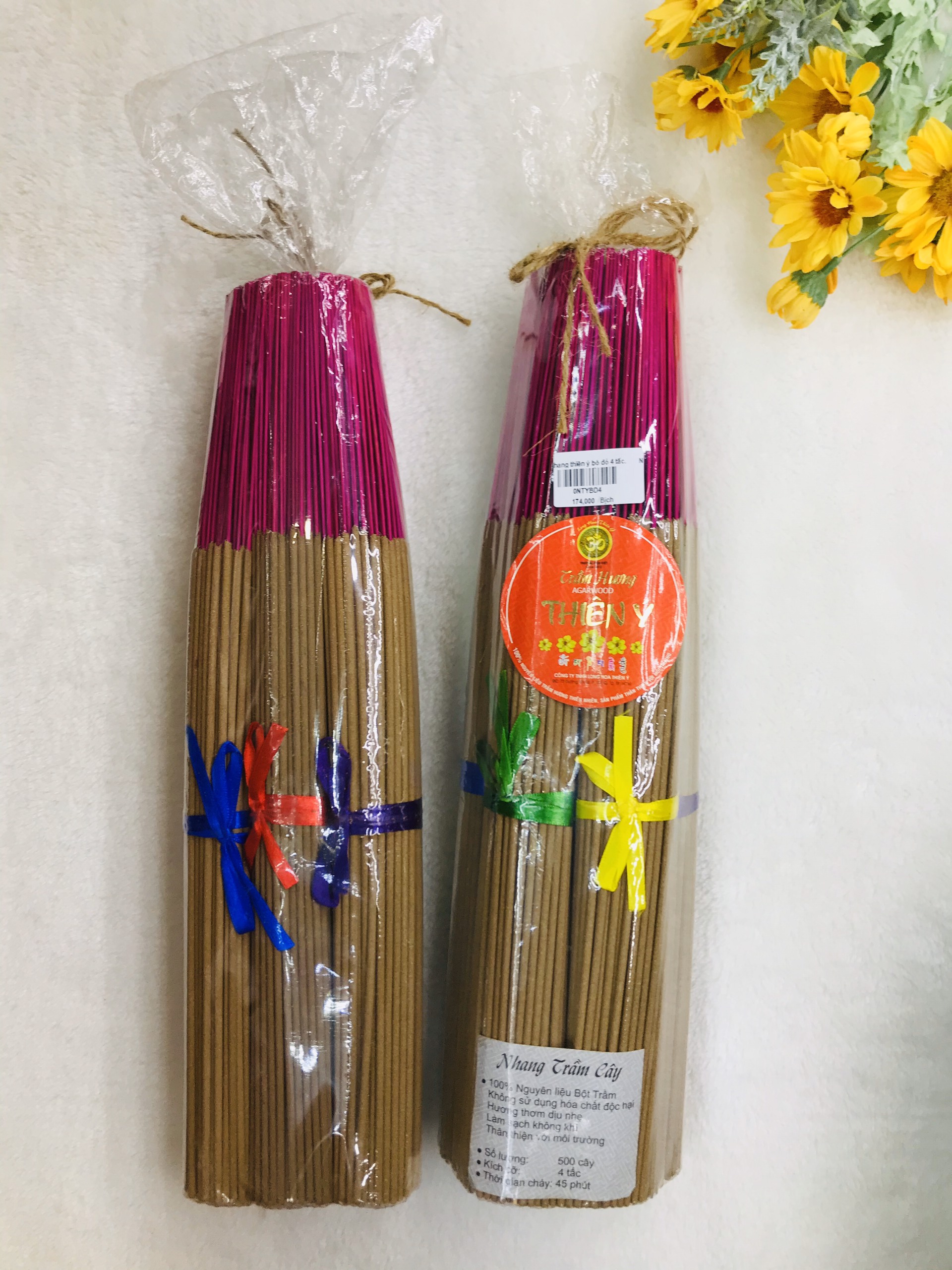 Trầm Thiên Ý Bó Đỏ 4 Tấc