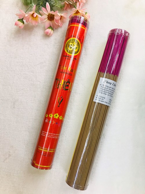 Trầm Thiên Ý Ống Đỏ 4 Tấc