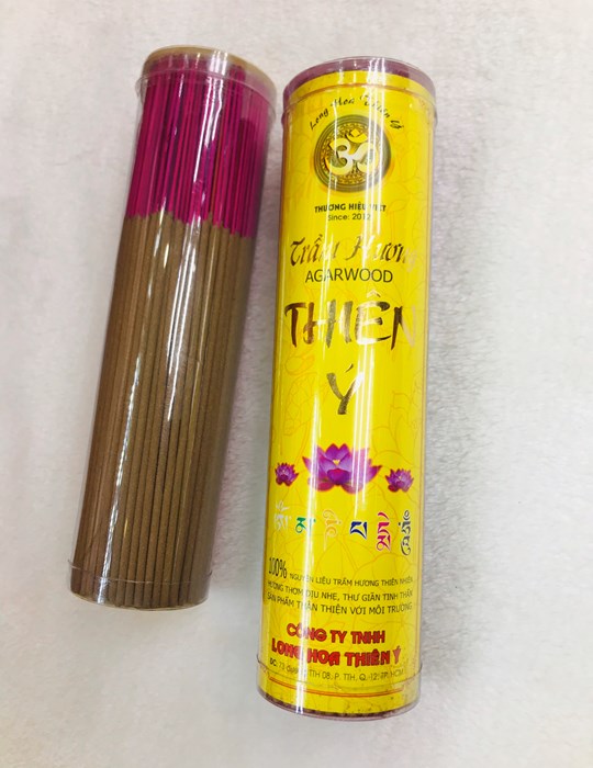 Trầm Thiên Ý Ống Vàng 2 Tấc