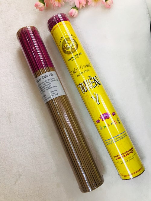 Trầm Thiên Ý Ống Vàng 4 Tấc