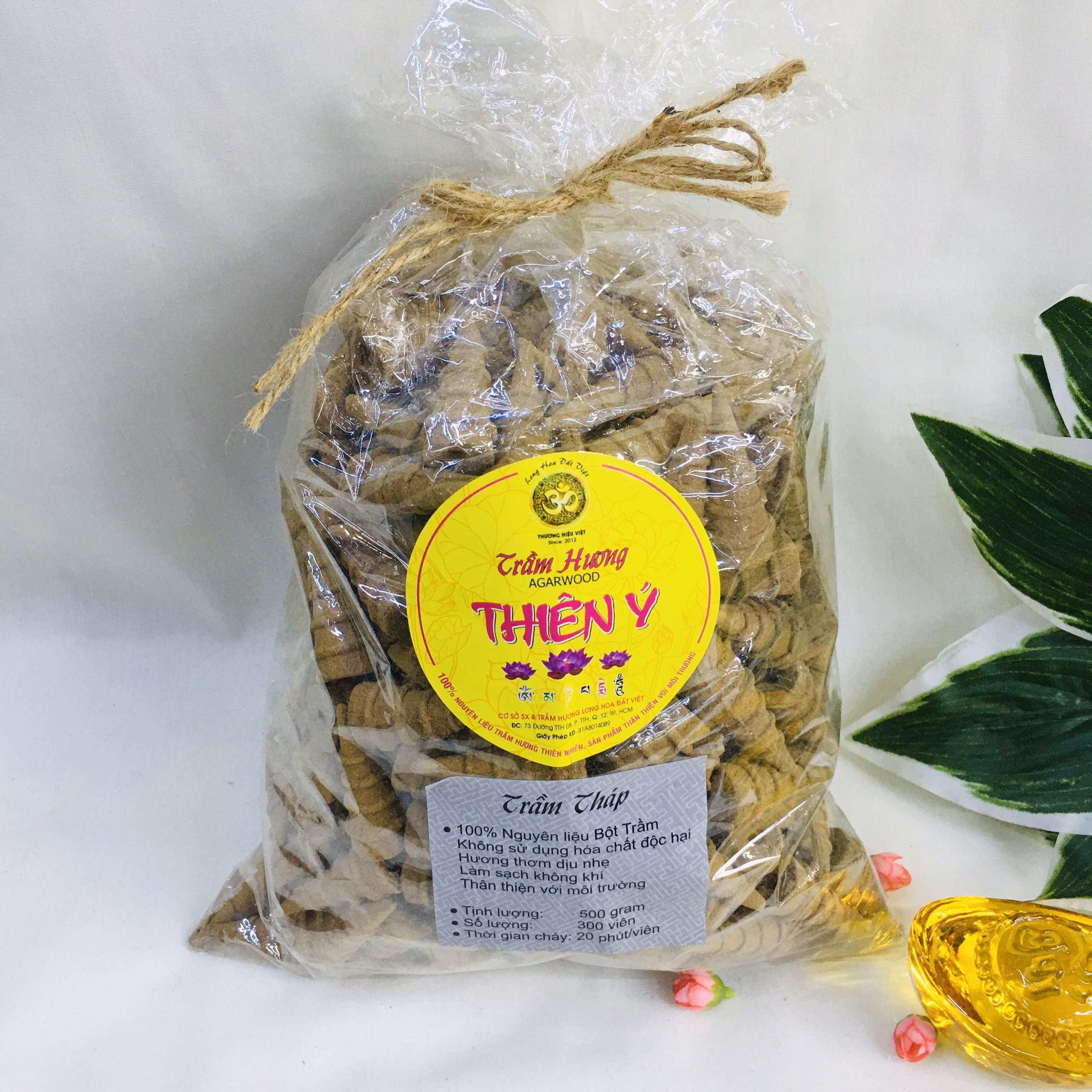 Trầm Viên Tháp Vàng 500g