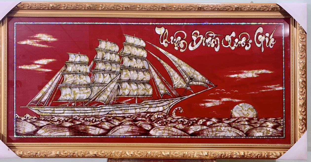 Tranh Cảnh Xà Cừ 54*110