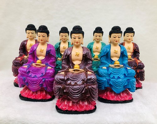 Tượng Dược Sư Vẽ 18cm