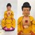 Tượng phật tổ áo vàng PT54