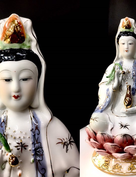 Tượng quan âm thường 20in