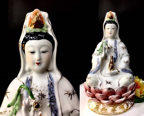 Tượng quan âm thường 20in