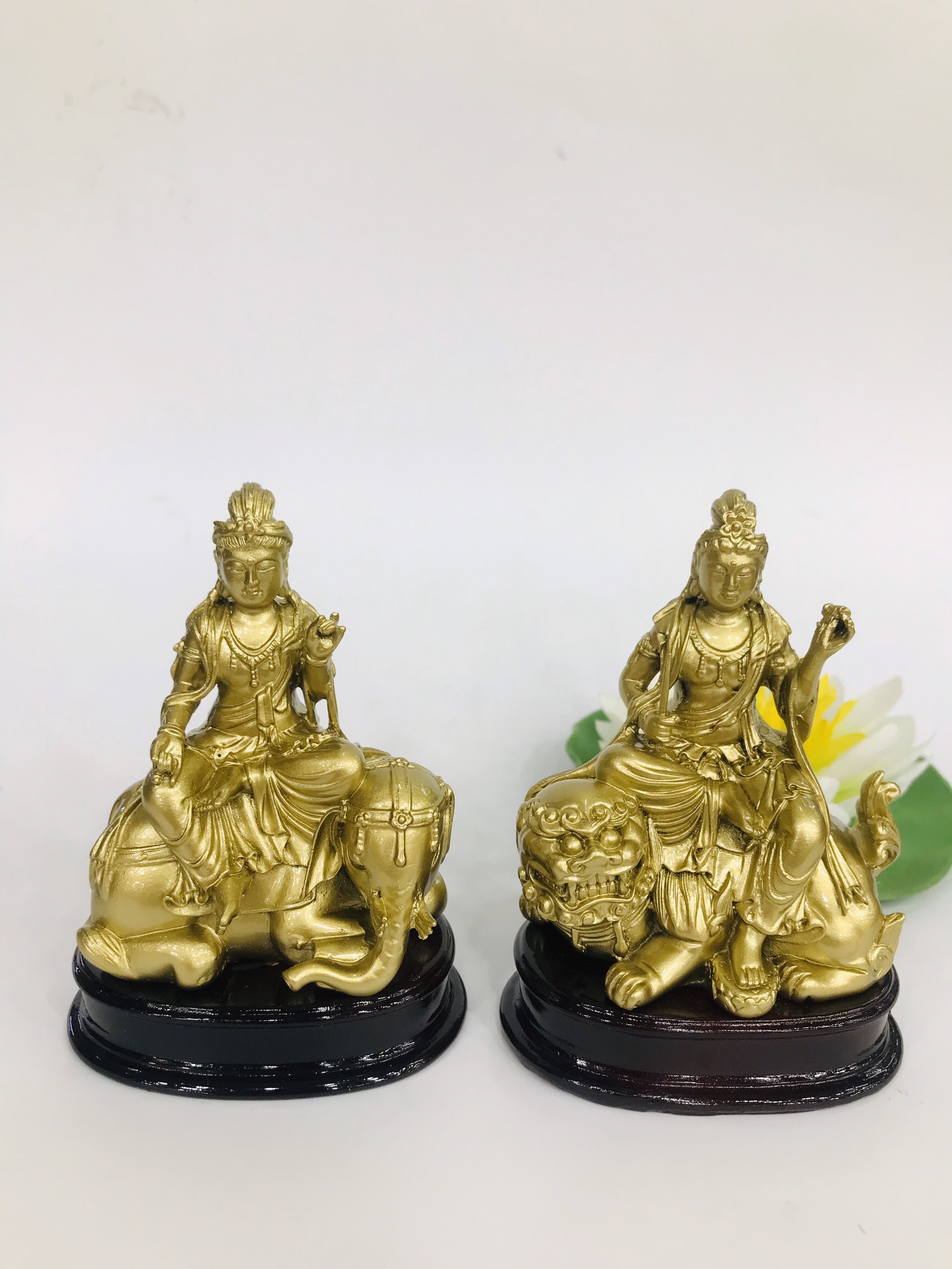 Tượng Văn Thù + Phổ Hiền QA08