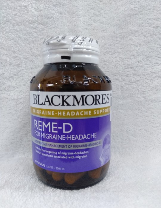 Viên uống giảm đau nửa đầu Blackmores Reme-D