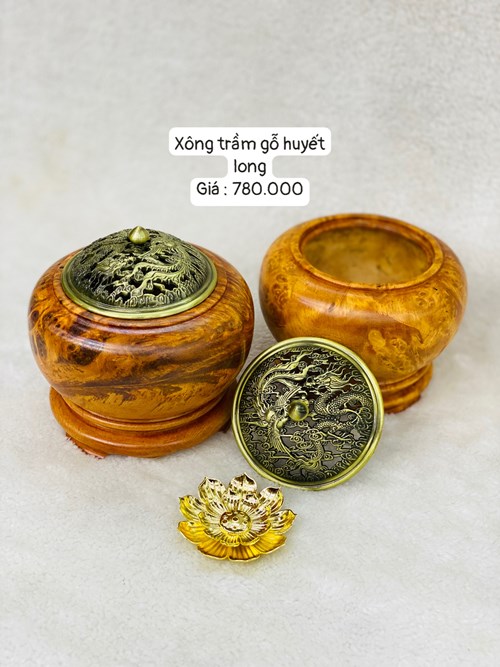 Xông trầm gỗ huyết long 