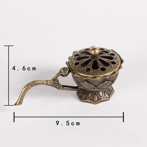 Xông trầm thủ lư hoa sen mini