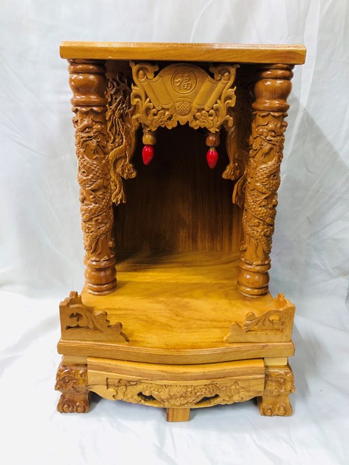 Trang Thờ Gỗ Gõ 40 Cột 7