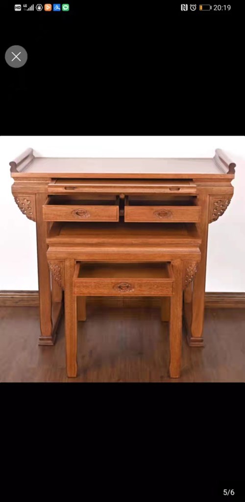 bàn 108cm gỗ đàn hương