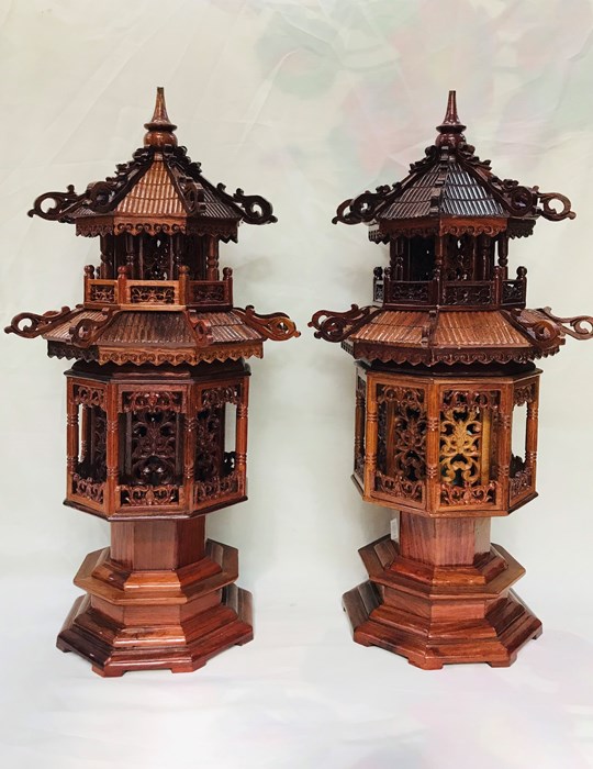 Đèn lồng gỗ 60cm