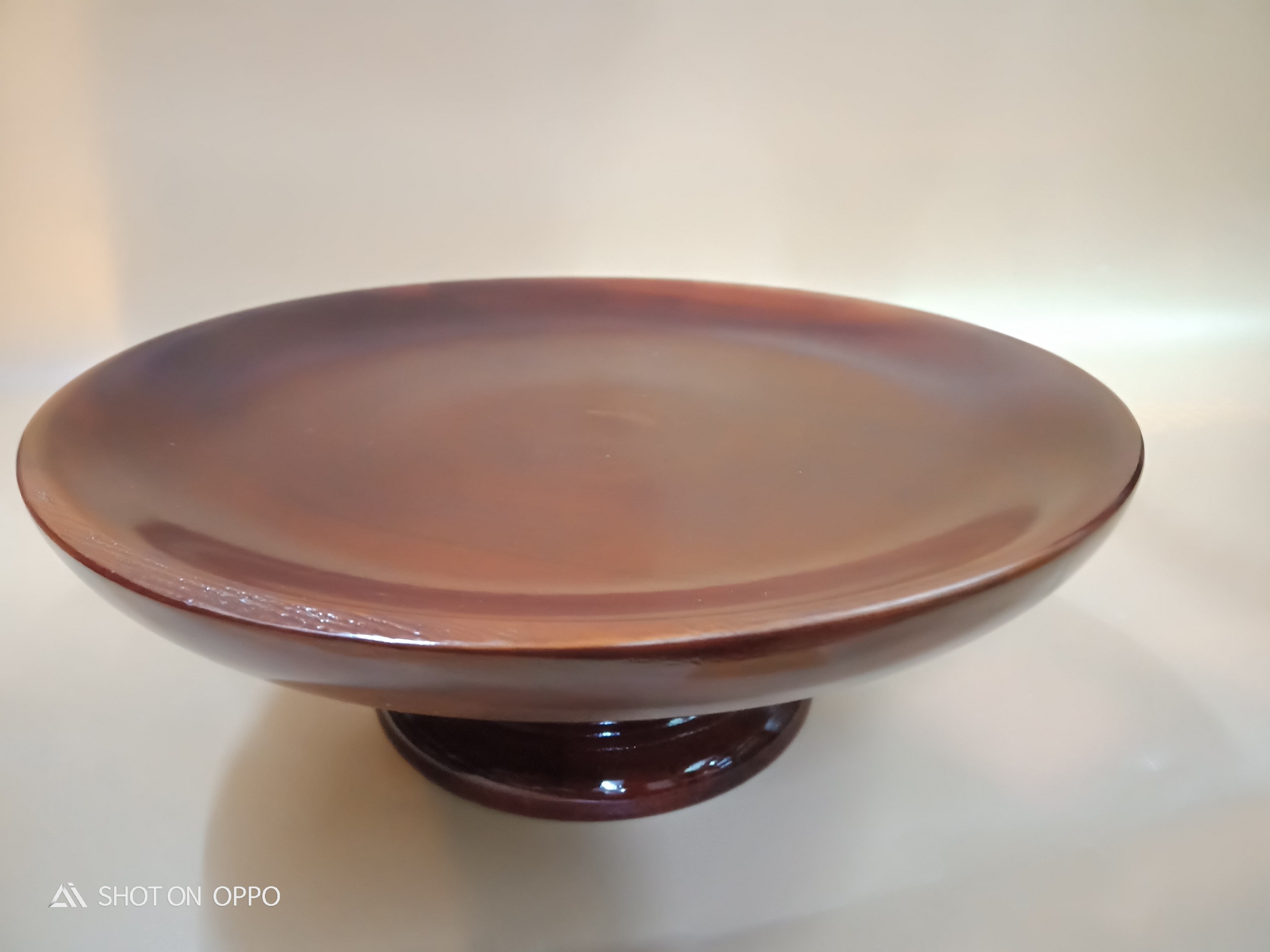 Dĩa trái cây gỗ tràm 16cm