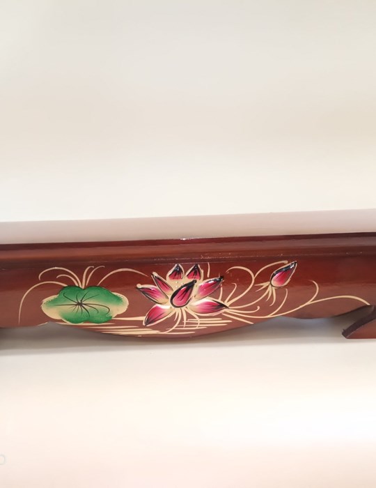 Đôn Gỗ Bông Nổi 10x20