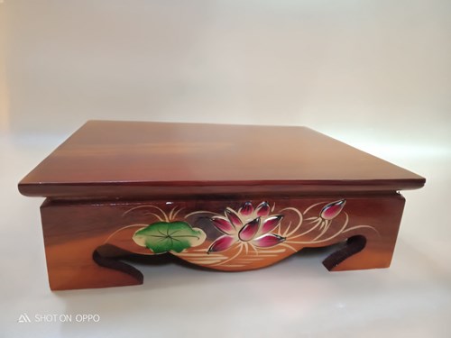 Đôn Gỗ Chữ Nhật 11x15 Bông Nổi